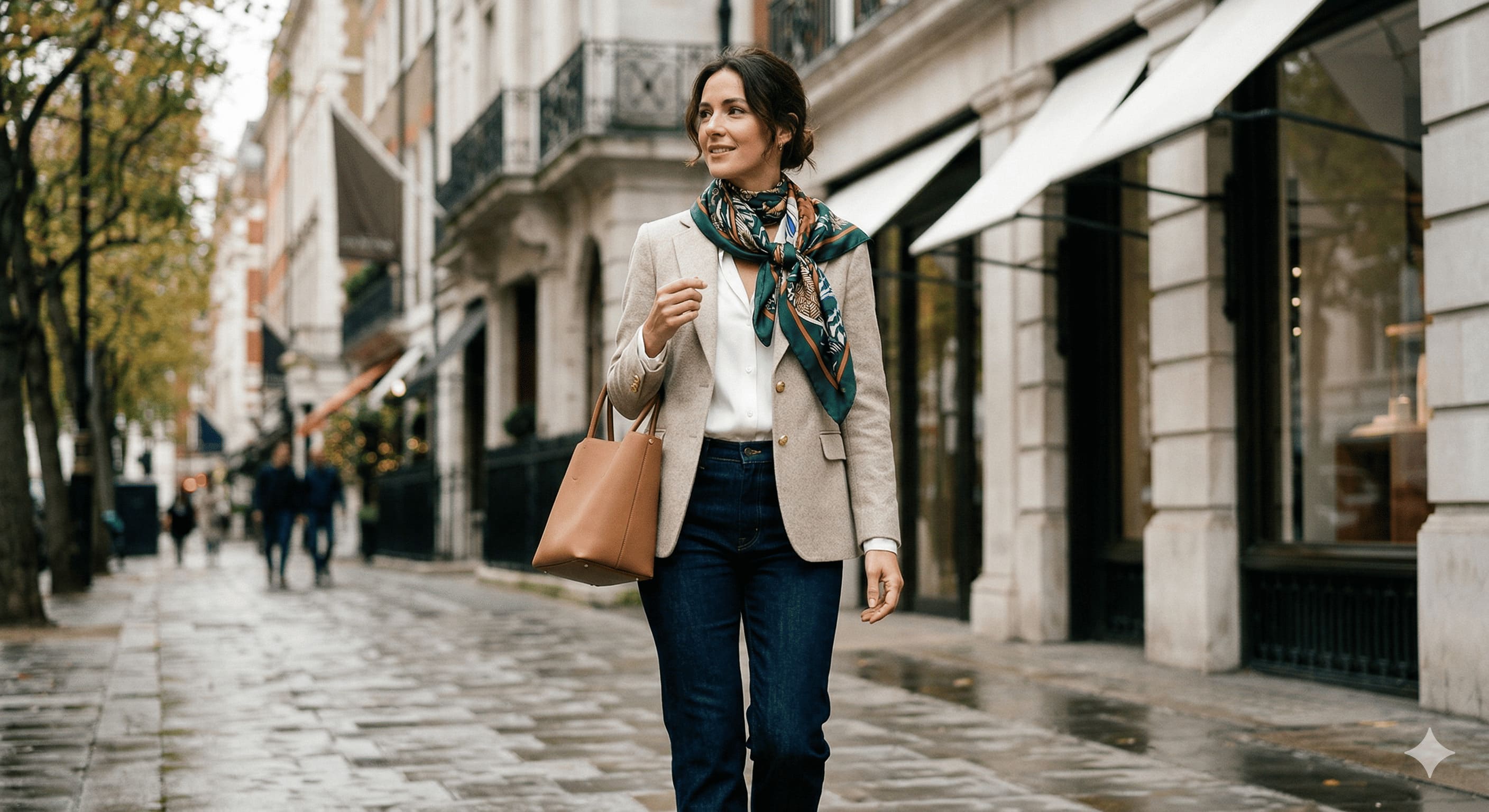 Djala scarves worn in the city